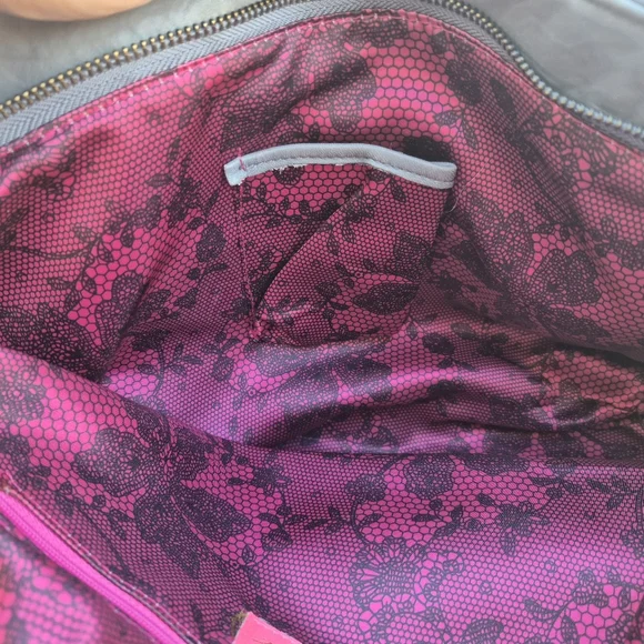 BETSEY JOHNSON VINTAGE LEATHER 'BUTTERFLY BLING' SATCHEL - Picture 12 of 12